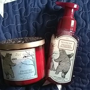 Bath & Body Works Frosted Cranberry Set